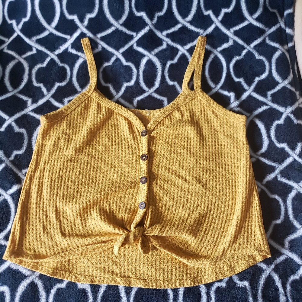 Gold Buttoned Cami